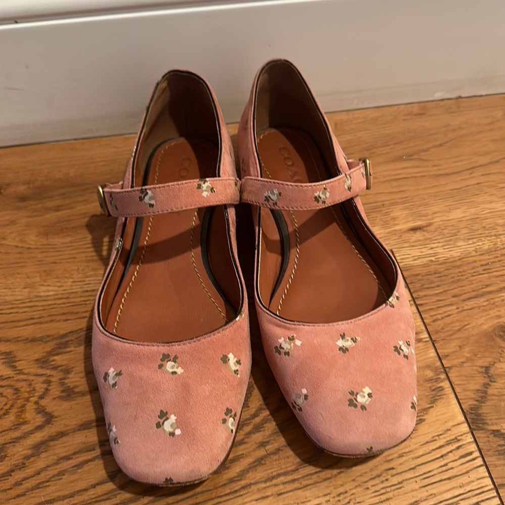 Coach suede MaryJanes